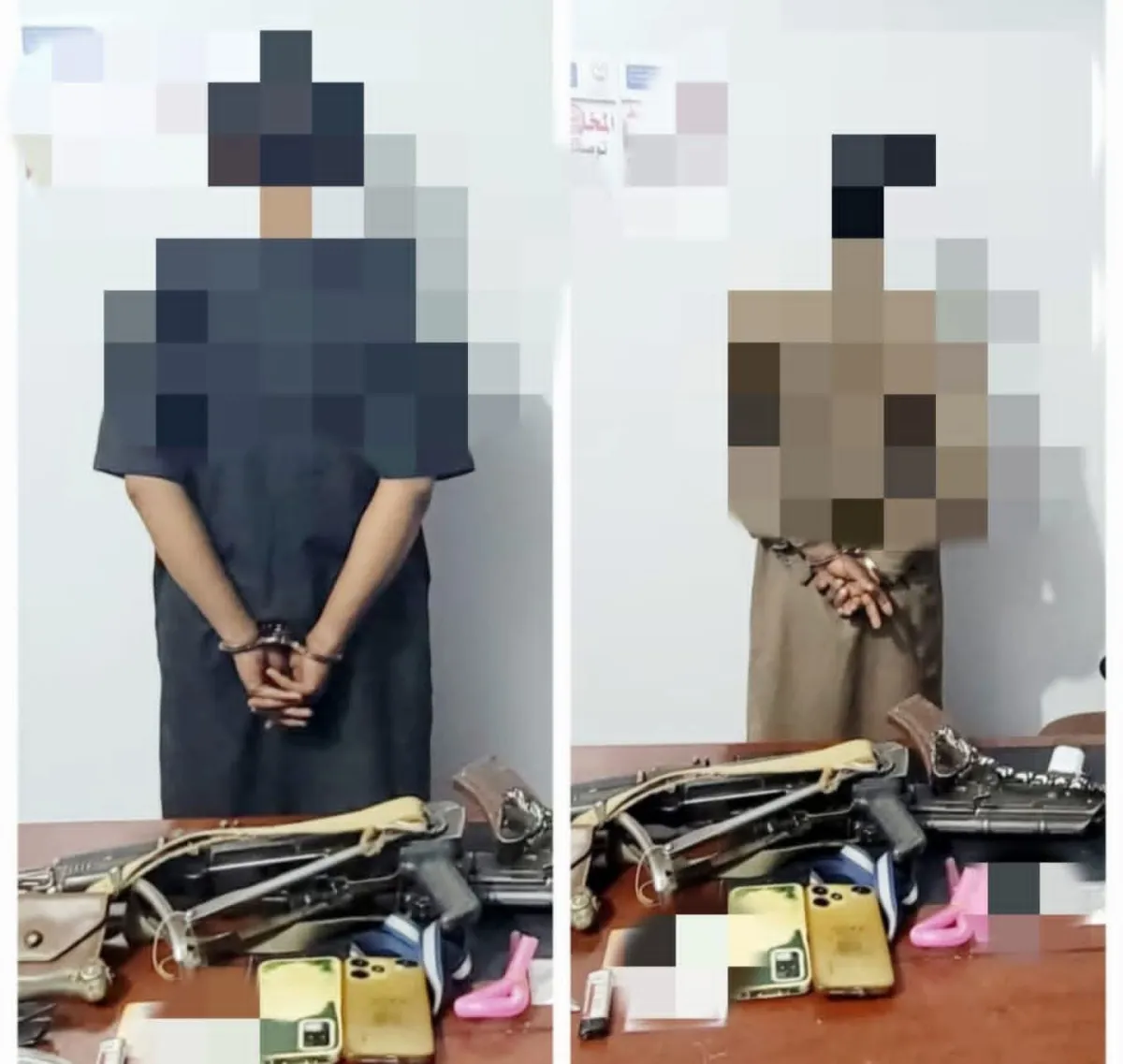 مكافحة المخدرات بشبوة تداهم وكراً للمروجين في منطقة "شعب التوم" بعتق