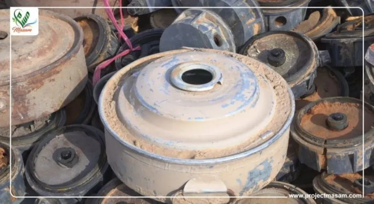 «مسام» يُتلف أكثر من 6 آلاف مادة متفجرة من مخلفات الحوثيين في باب المندب