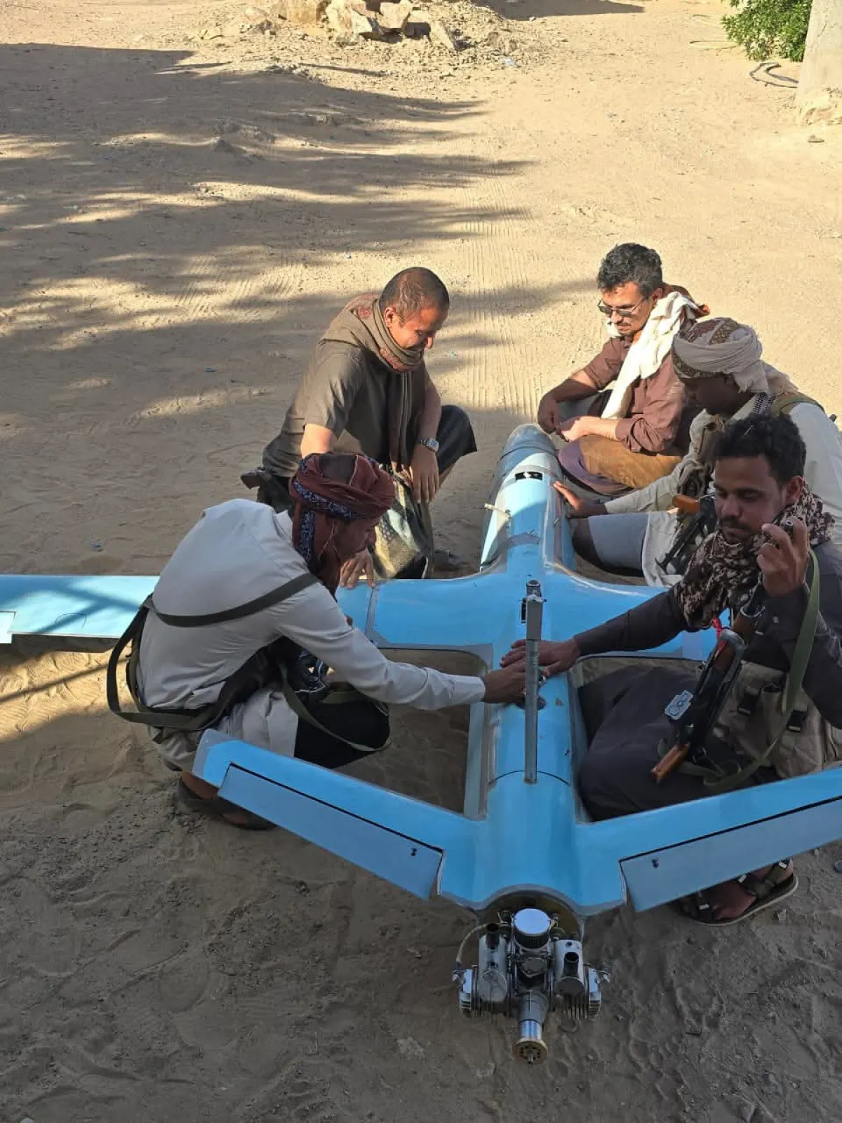 إسقاط مسيرة تابعة للحوثيين في الجوف