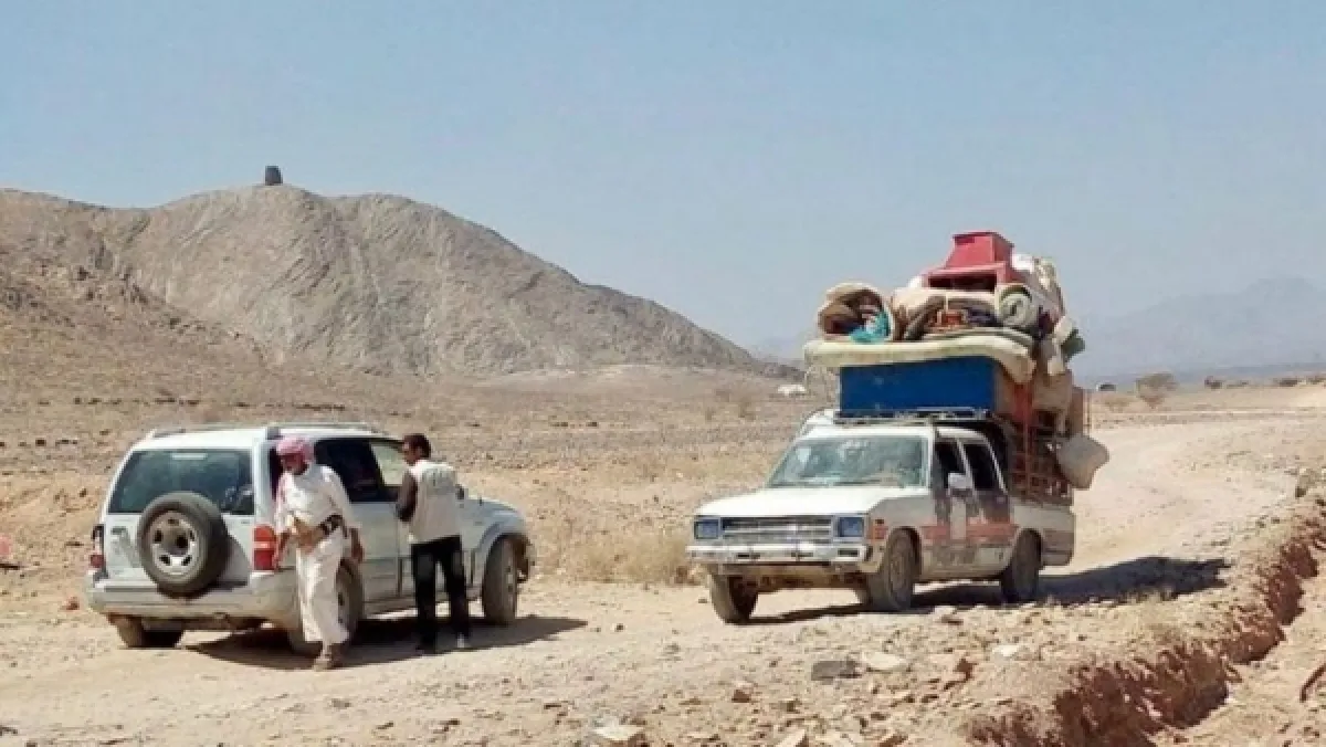 تقرير أممي: نزوح 24 أسرة يمنية خلال أسبوع وارتفاع إجمالي النازحين إلى أكثر من 5,700 فرد منذ مطلع العام