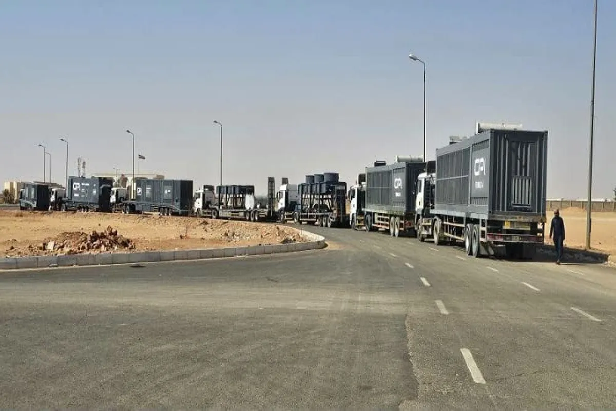 حضرموت.. وصول الدفعة الأولى من مولدات المحطات الكهربائية الإسعافية المقدمة من السعودية