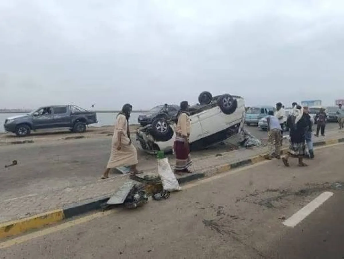 تقرير رسمي: 392 وفاة وأكثر من 2800 إصابة بحوادث السير في المناطق اليمنية المحررة خلال 6 أشهر