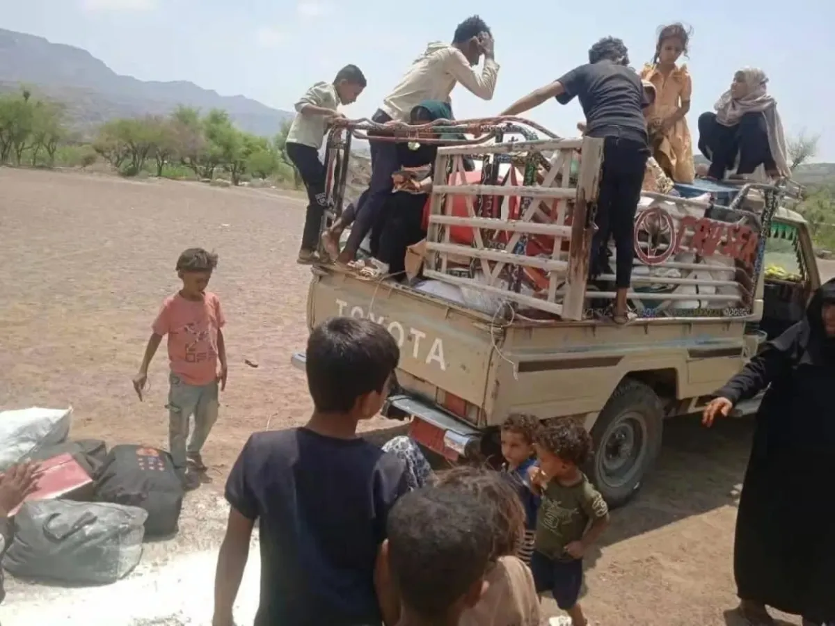 منظمة دولية: نزوح أكثر من 145 ألف شخص في اليمن منذ بدء التصعيد العسكري للحوثيين على الساحل الغربي
